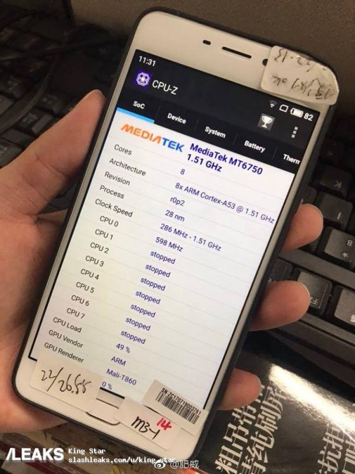 Meizu M6 leaked: A downgraded version of M6 Note 7