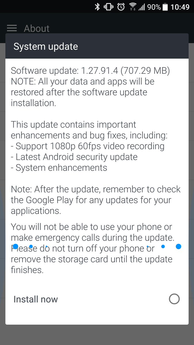 HTC U11 Gets updated with 1080p/60 Video mode in the UK 2 HTC U11 Gets updated with 1080p/60 Video mode in the UK 1