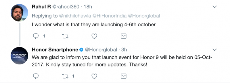 Huawei to launch Honor 9 in India on 5th October 7