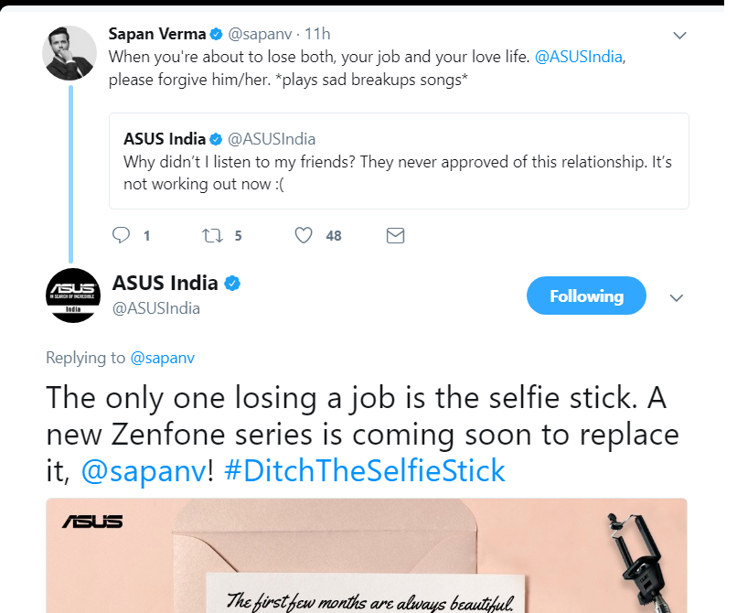 ASUS's Twitter accounts hacked? Tweeting weird things and gets trolled 1