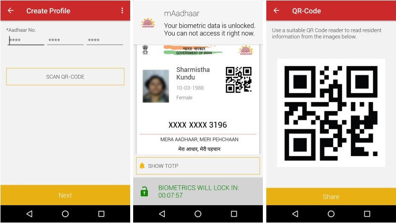 You can now use mAadhaar app as your valid ID proof for train journeys in India 8