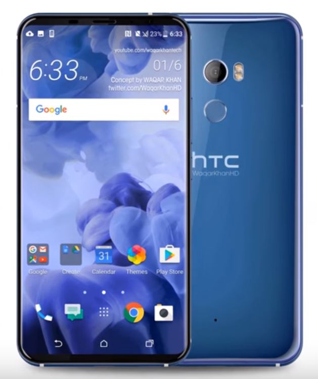 Alleged renders for HTC U11 Plus pop-up 9