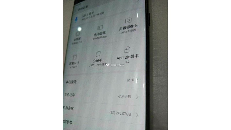 Xiaomi Mi Mix 2 Retail Box and Teaser Images showed off by Xiaomi CEO and More 3