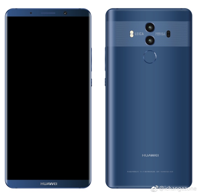 Huawei Mate 10 Pro leaks wild, reveals design 9