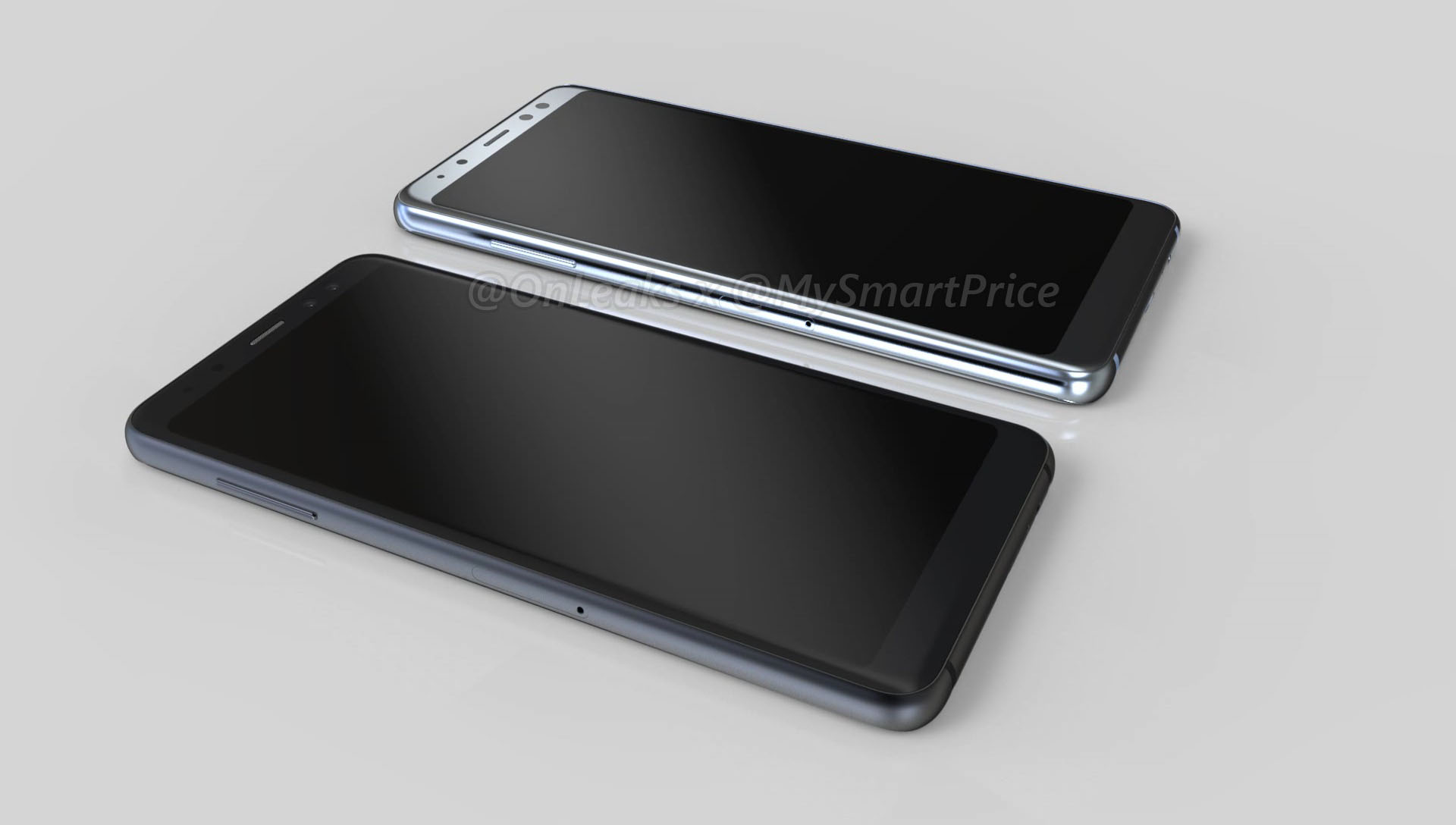 Samsung Galaxy A5 (2018) and Galaxy A7 (2018) renders, specs surface 3