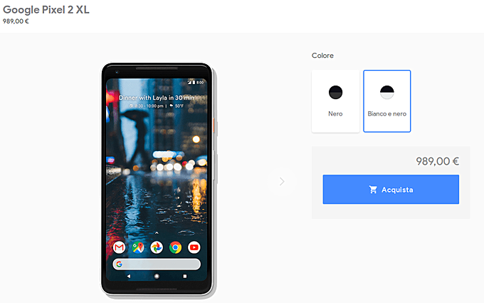 You can now buy the Google Pixel 2 XL in Italy and Spain 1