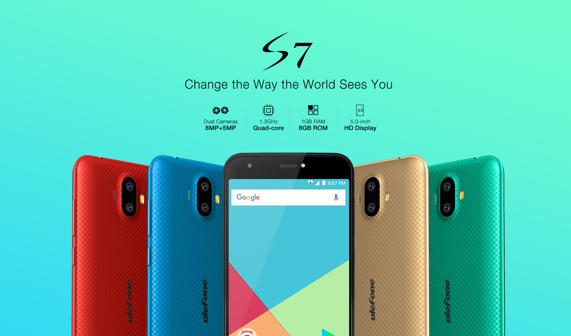 Now Pre-order Ulefone S7: Dual-Camera at $39.99 4