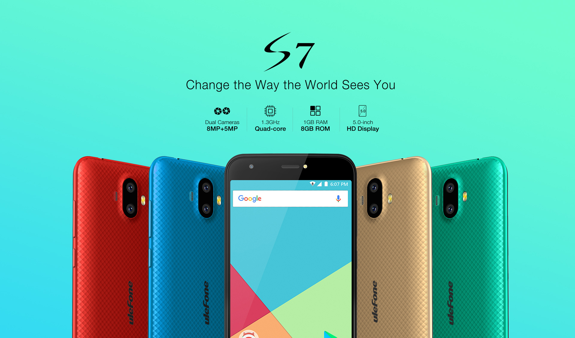 Now Pre-order Ulefone S7: Dual-Camera at $39.99 5