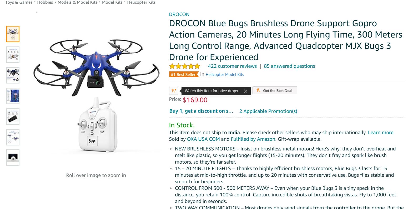 Deal: Grab DROCON Drone at just $78.99 [53%off] (COUPON) 5