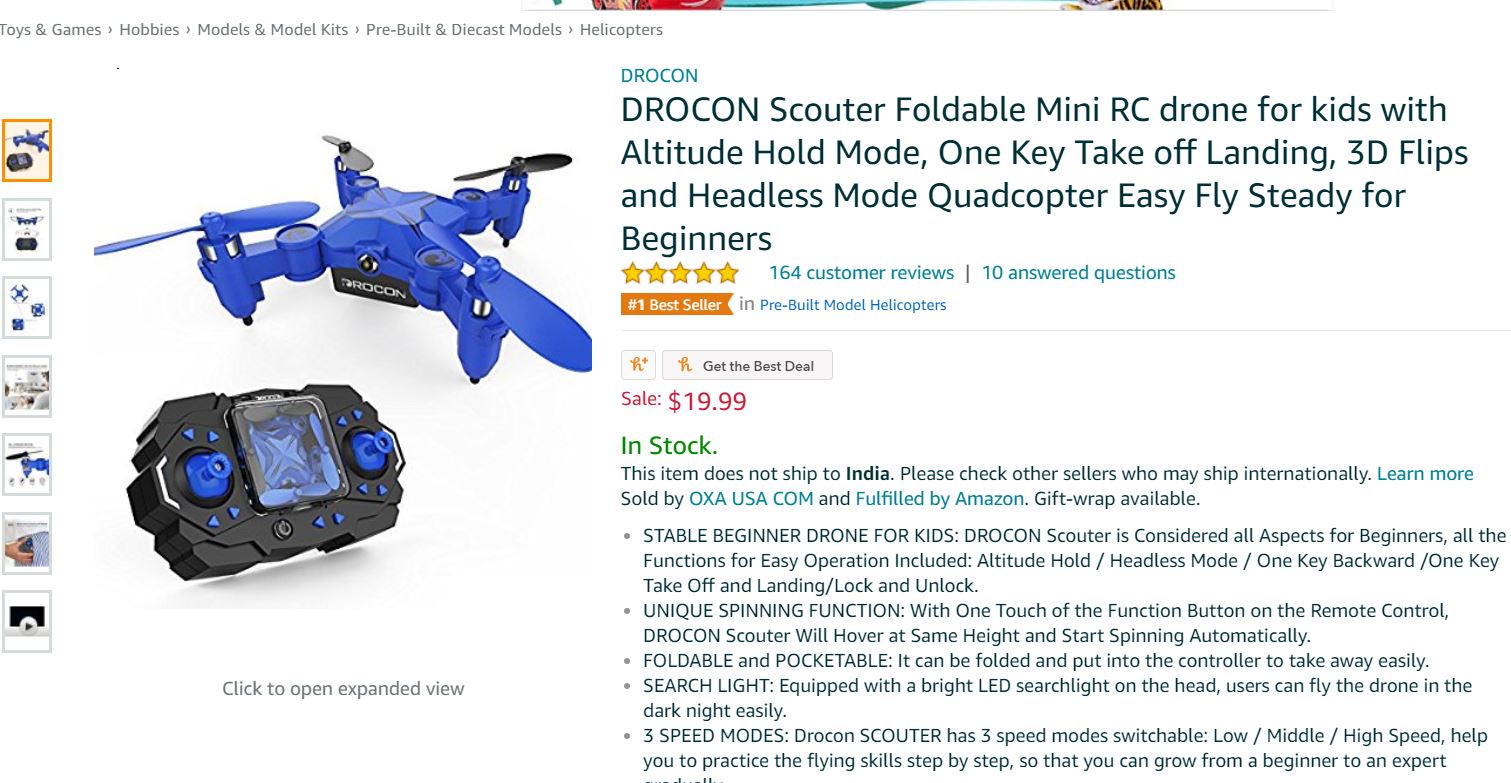 Deal: Grab pocket-sized DROCON Scouter mini drone at just $19.99 (COUPON) 8