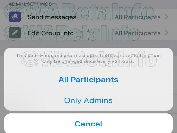 WhatsApp is testing new features for group admins 3