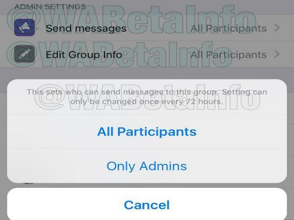 WhatsApp is testing new features for group admins 5