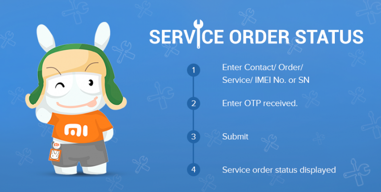 You can now track your service order status of Xiaomi devices online in India 2