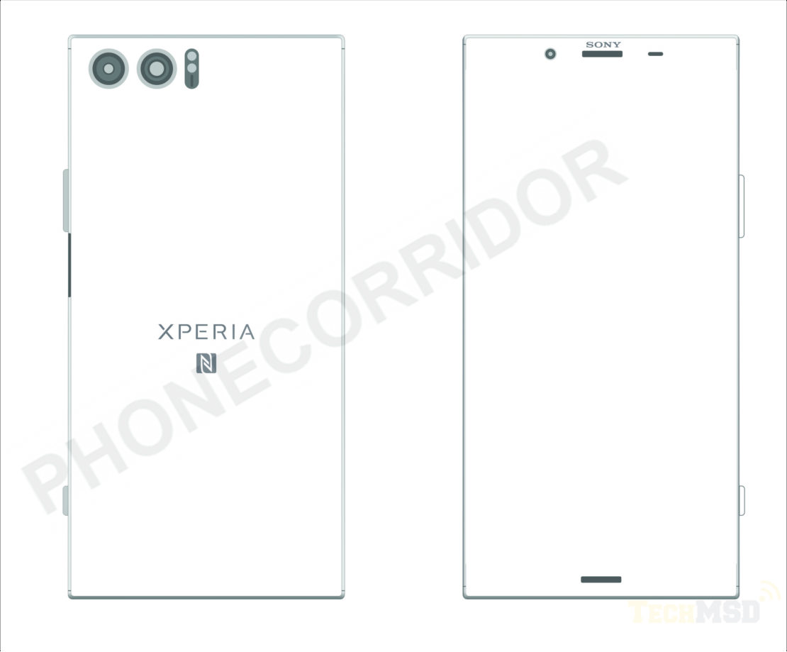 Sony Xperia XZ Pro supposed schematics leaked; sports dual-camera 9