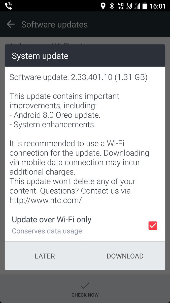 HTC U11 users in EMEA regions are getting Android 8.0 Oreo update 2 HTC U11 users in EMEA regions are getting Android 8.0 Oreo update 1