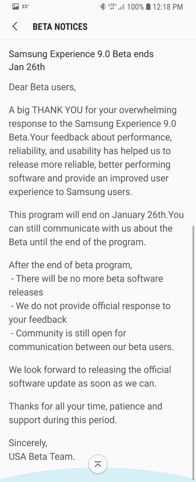 Android Oreo for Samsung Galaxy S8 leaves Beta build 2 Android Oreo for Samsung Galaxy S8 leaves Beta build 2