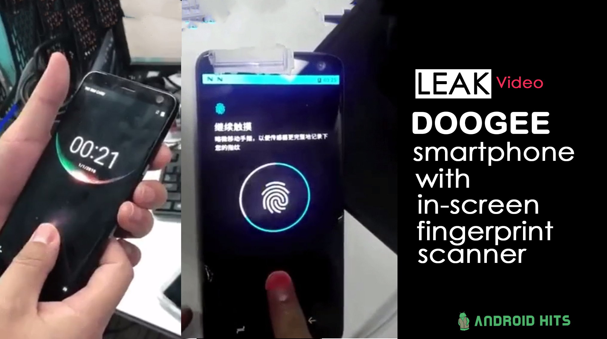 Exclusive: DOOGEE smartphone with in-screen fingerprint scanner videos leak out 3