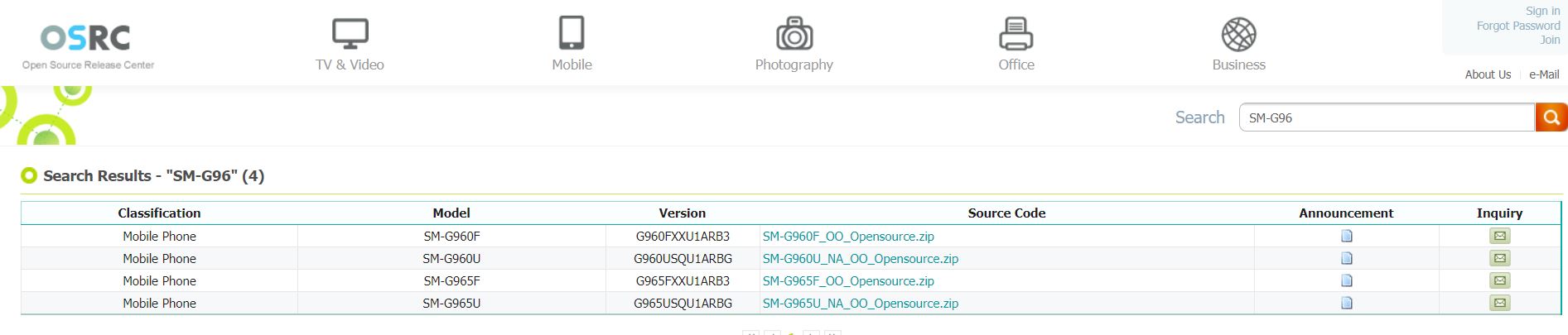 Samsung publishes Kernel Source Code for Galaxy S9 and S9+ 2 Samsung publishes Kernel Source Code for Galaxy S9 and S9+ 2