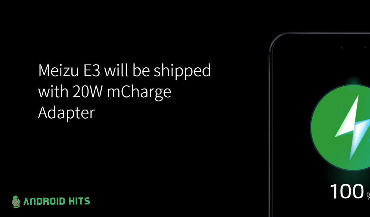 Leak: Meizu E3 will be shipped with a 20W Super mCharge 3