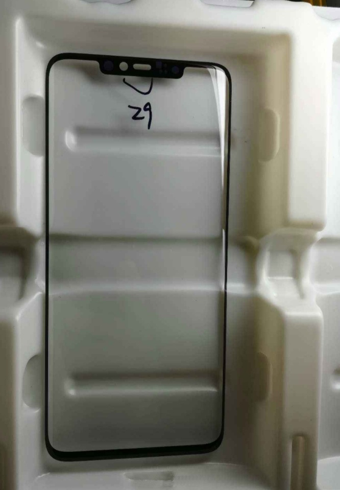 Front panel for unknown device with curved edge and notch surfaces 3 Front panel for unknown device with curved edge and notch surfaces 3