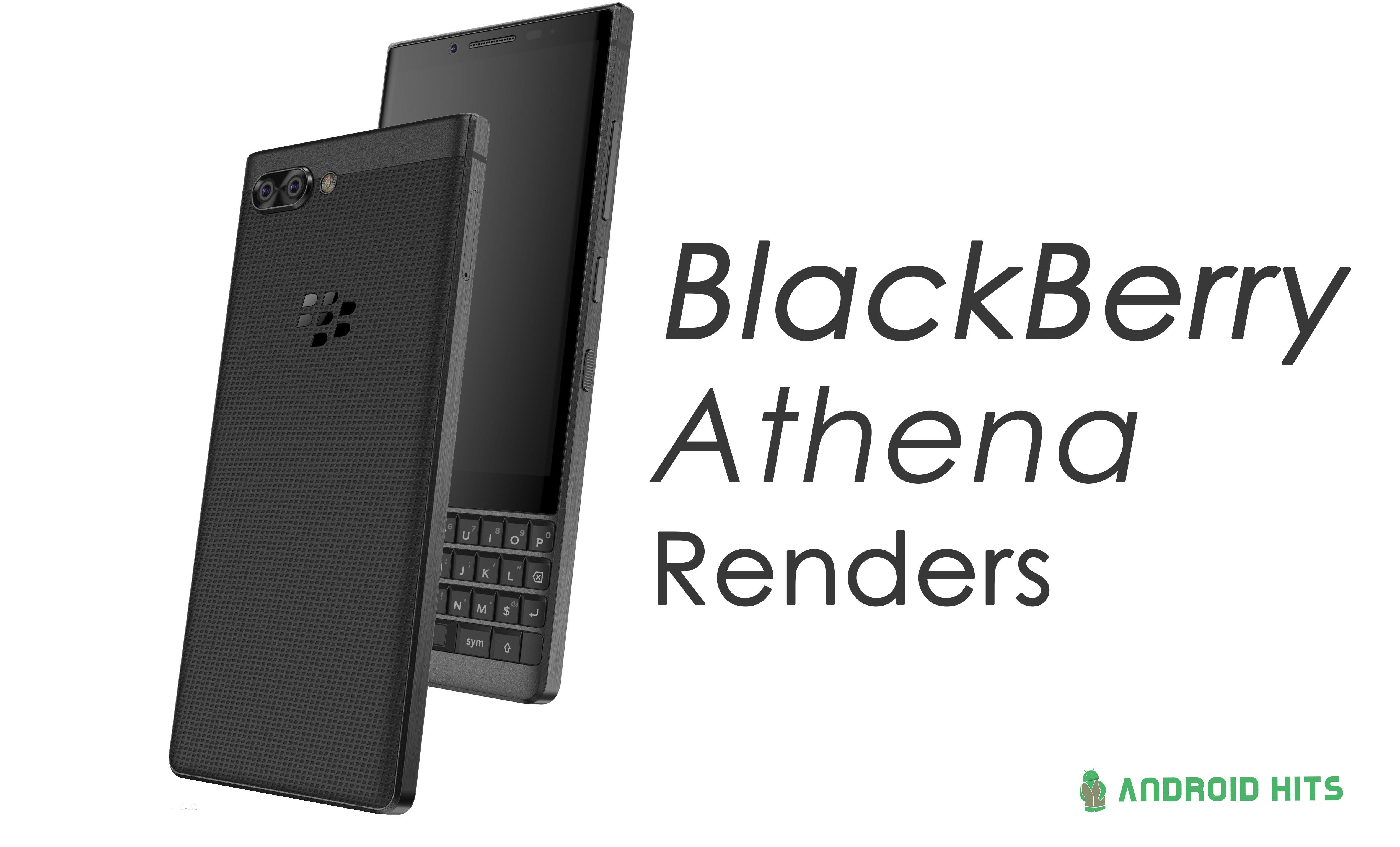 BlackBerry Athena: new renders show the device from all angles 1