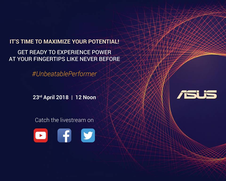 Asus sends out media invites and opens livestream for 23rd launch event 3