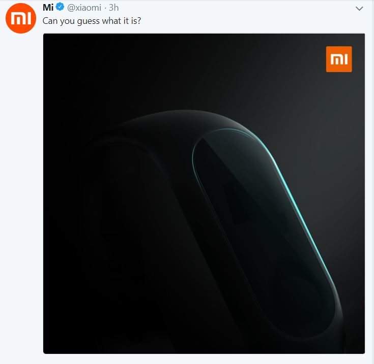 Xiaomi teases Mi Band 3; hints at imminent launch 2