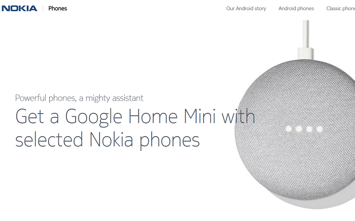 Deal Alert: Free Google Home Mini with Nokia 6 (2018), 7 Plus or 8 Sirocco in the UK 3