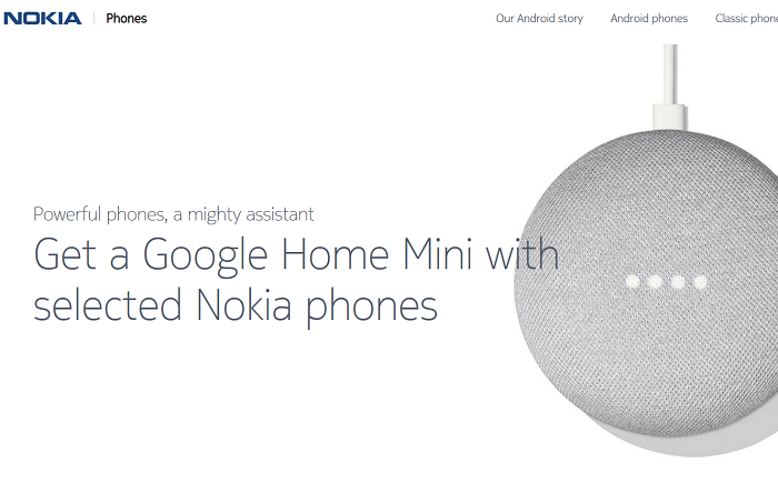 Deal Alert: Free Google Home Mini with Nokia 6 (2018), 7 Plus or 8 Sirocco in the UK 7