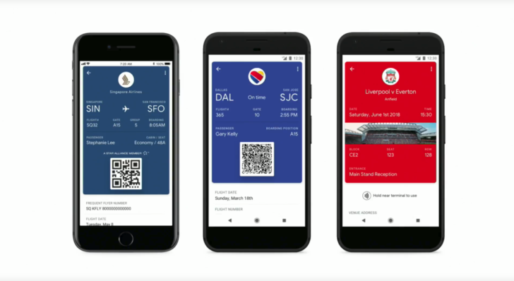 Boarding passes and Tickets soon coming to Google Play #IO2018 2