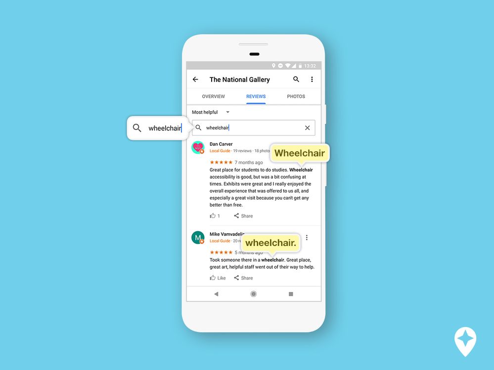 You can now search reviews in Google Maps 2 Google Maps Reviews