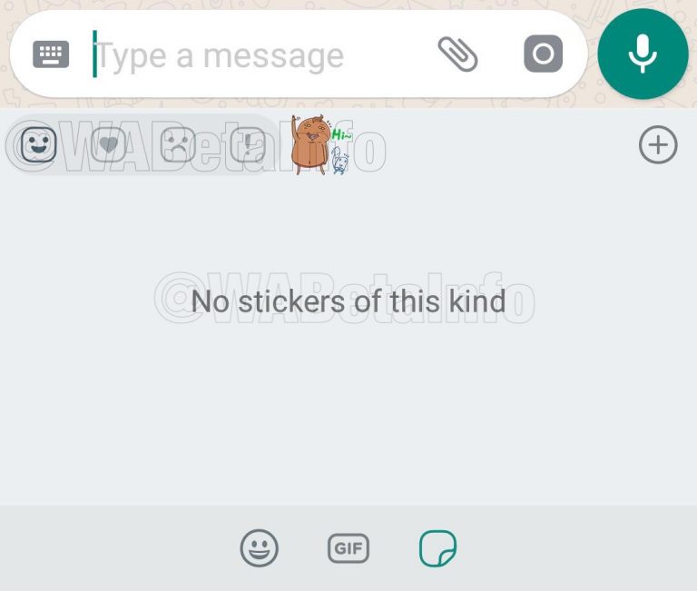 WhatsApp Sticker reaction