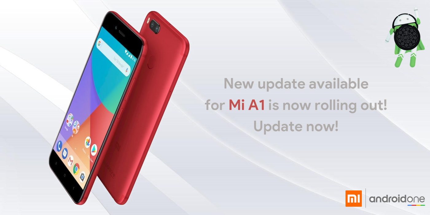 Xiaomi Mi A1 Android 8.1.0 update