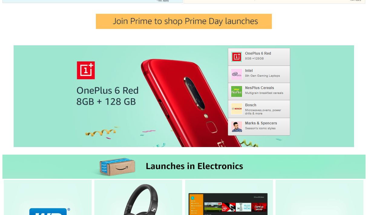 Amazon Prime Day 2018: Best Deals and Everything you need to know 2 Amazon Prime Day OnePlus 6