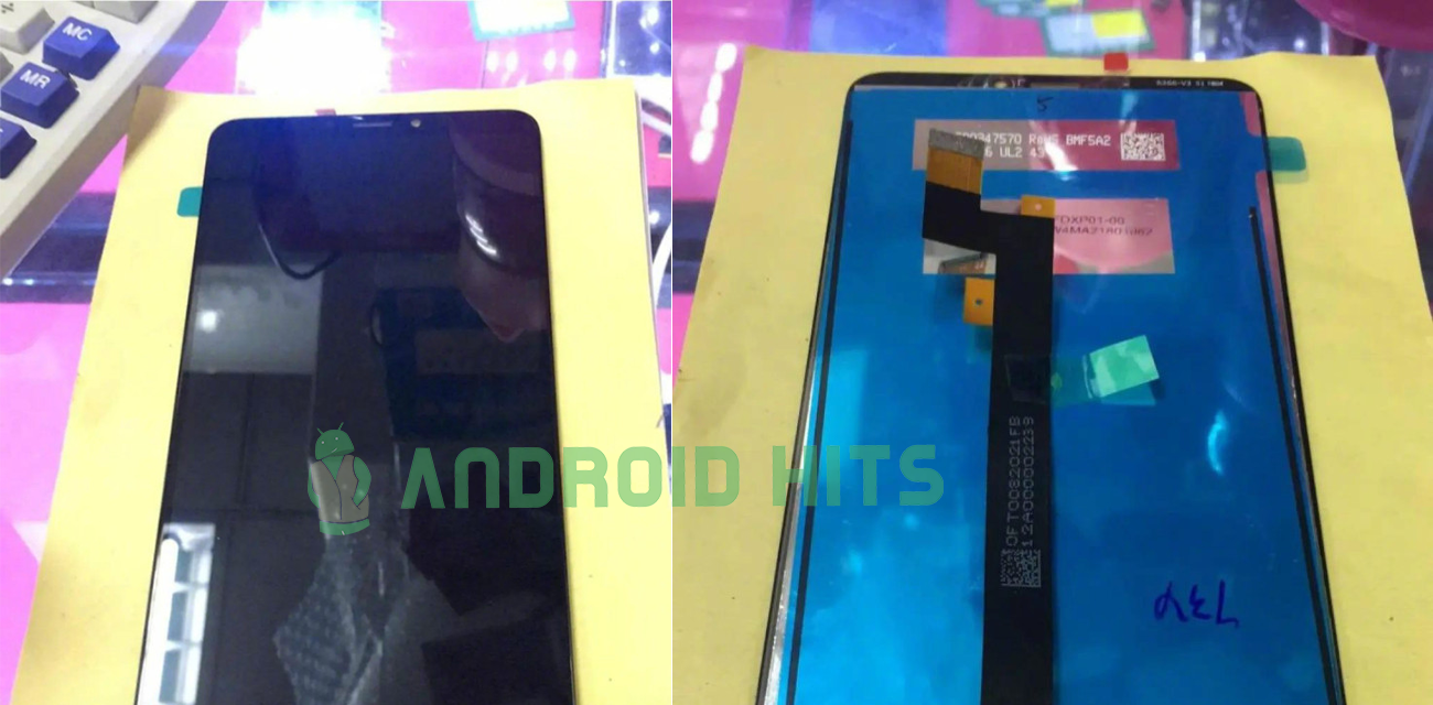 Mi Max 3 display panel leak AndroidHits