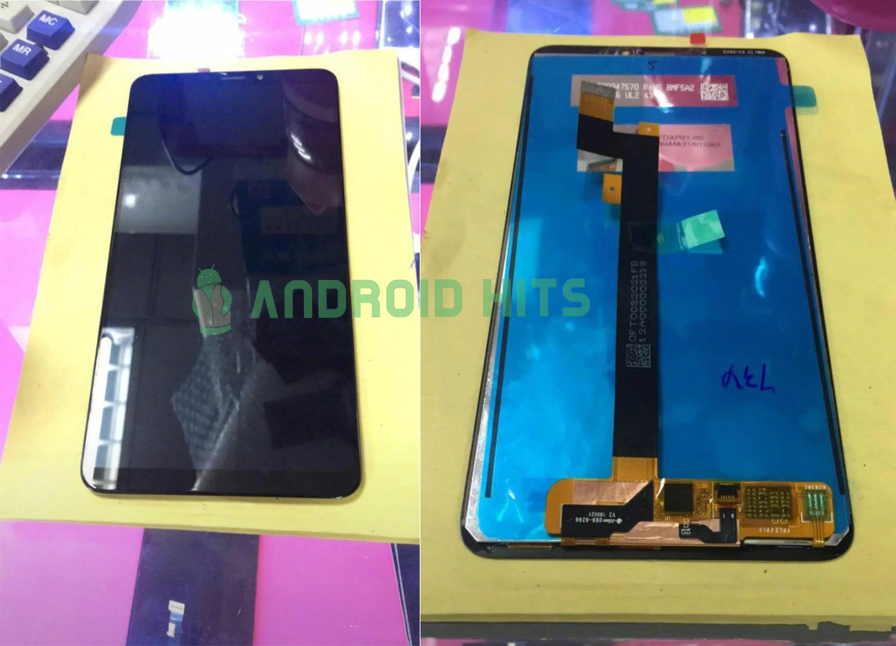 Xiaomi Mi Max 3 display panel leaks 2 Mi Max 3 display panel leak AndroidHits