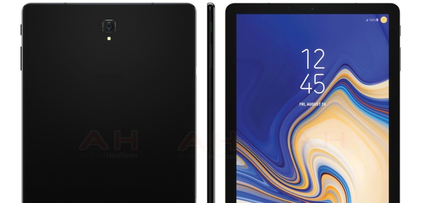 Samsung Galaxy Tab S4 renders appeared online 1