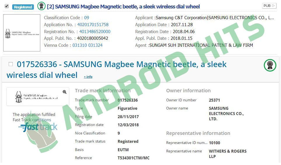 Samsung Magbee AI Speaker Patent AndroidHits