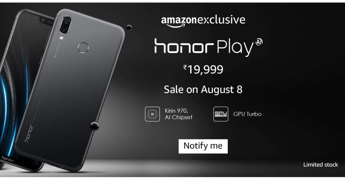 Honor Play gets a warm welcome in India, All units sold out in just five minutes of its first sale 2 Honor play