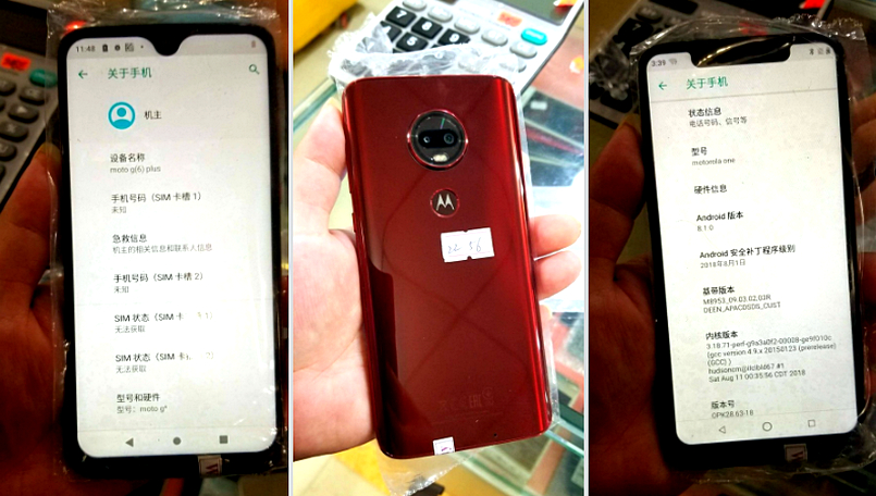 Moto G7 spotted in leaked images with a water drop notch 2 Moto G7