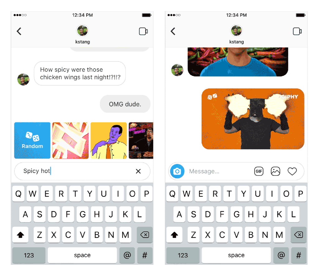 Instagram brings GIF support for direct messages 2 instagram gif