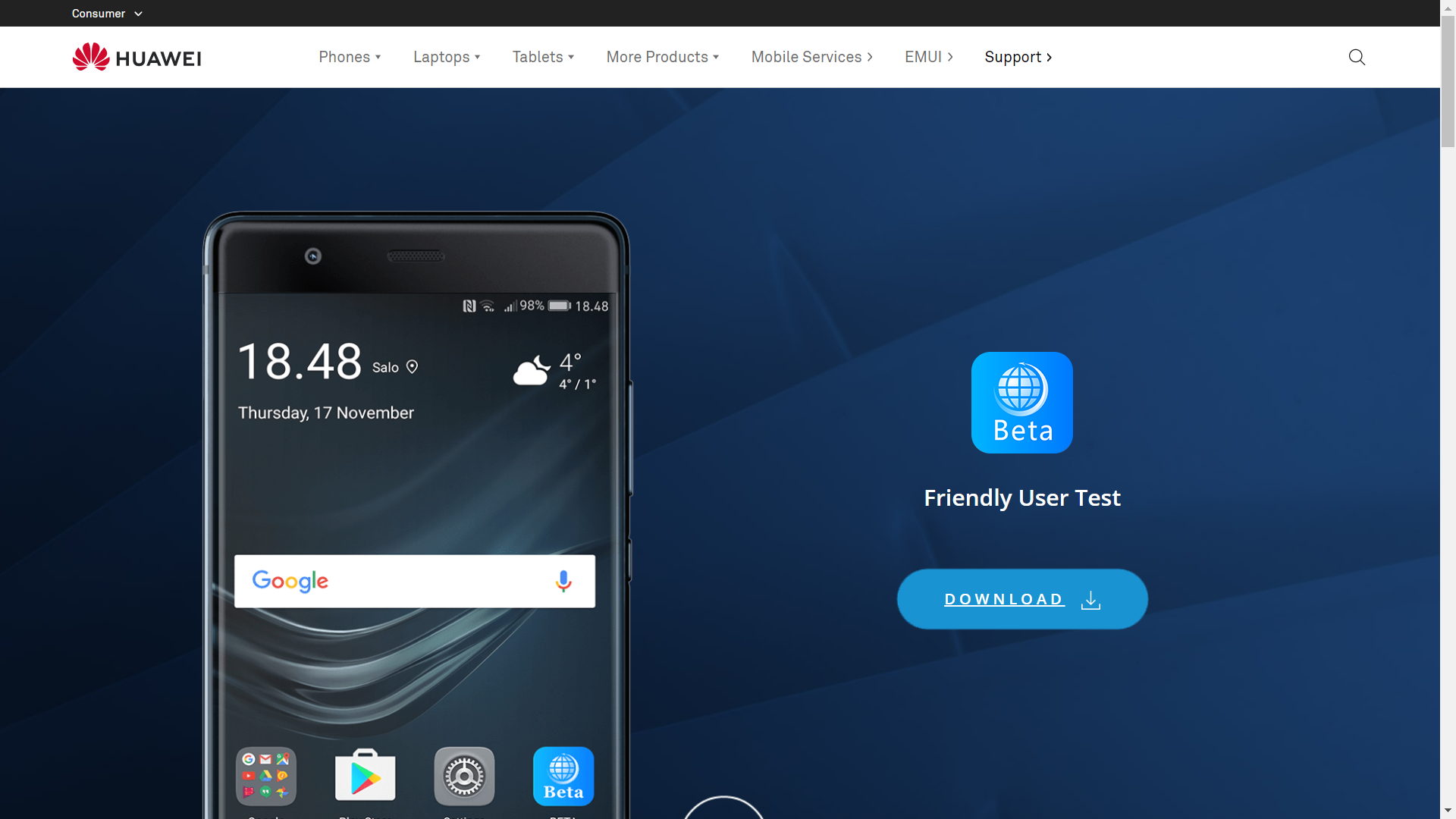 Huawei EMUI 9 Beta