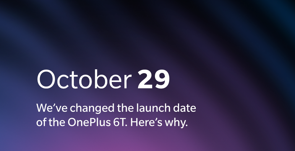 OnePlus prepones 6T launch to avert clash with Apple event 3