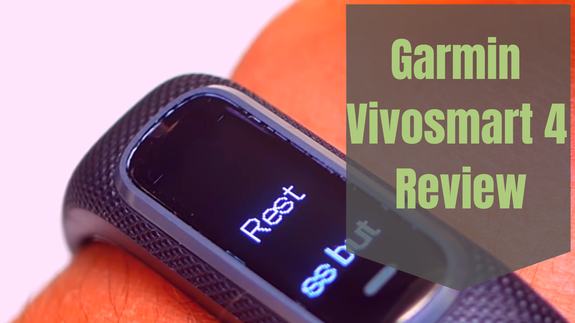 Garmin Vivosmart 4 Review; I'm just doing what we're told 13