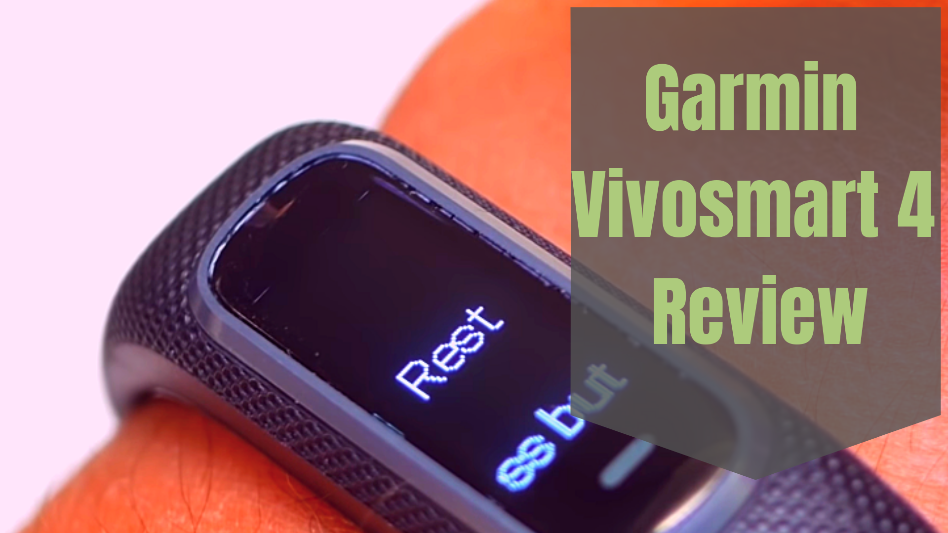 Garmin Vivosmart 4 Review; I'm just doing what we're told 18