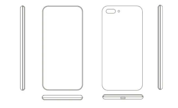 Xiaomi files patent for a 4-side curved bezel-less display smartphone 3
