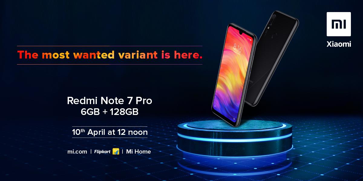 6GB RAM-128GB Storage variant of the Redmi Note 7 Pro to go on sale from tomorrow 7