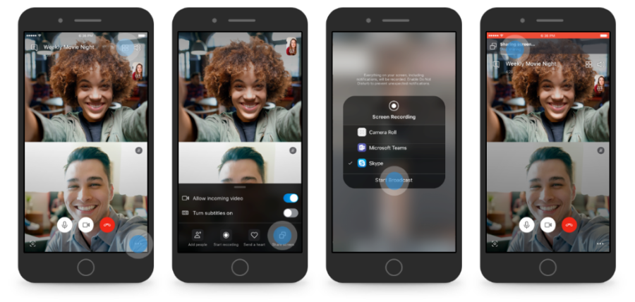 Skype for Android and iOS gets updated with Screen share feature 2